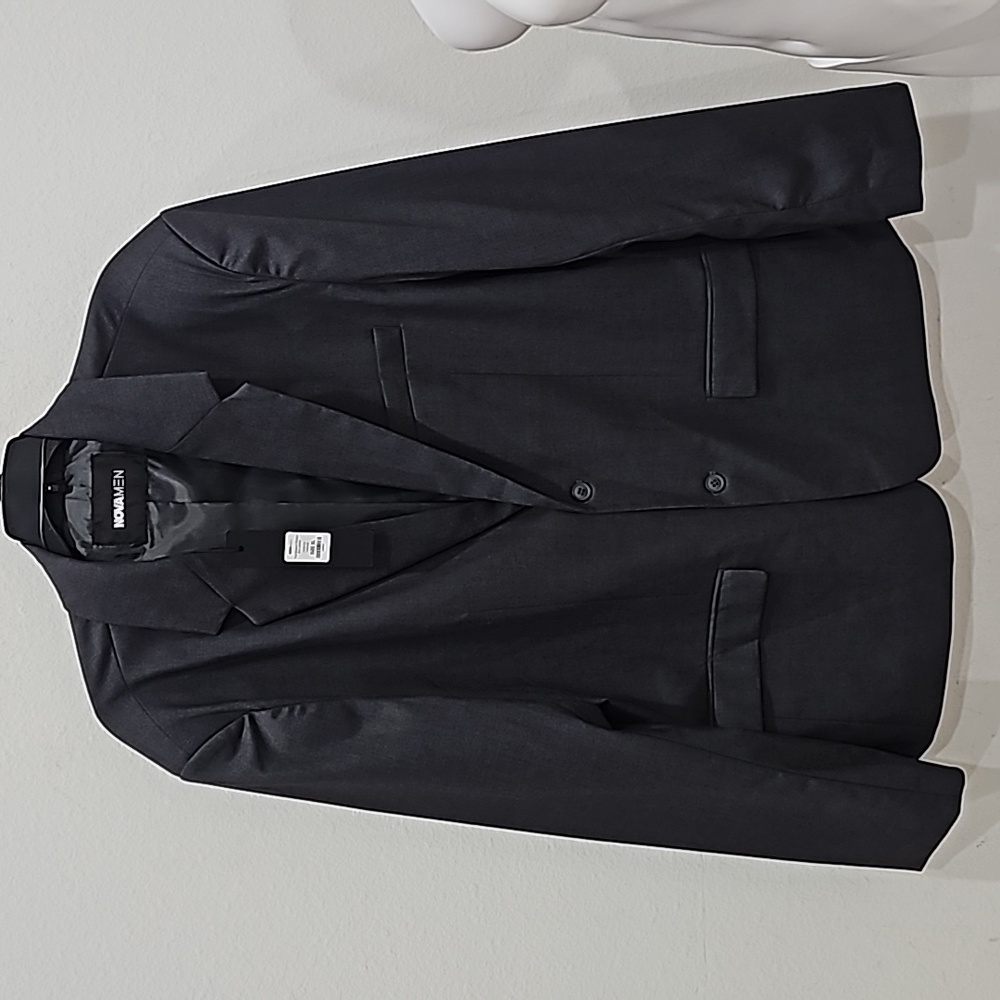 Nova Men Grey Classic Sport Blazer suit jacket Size XL single breasted NWT